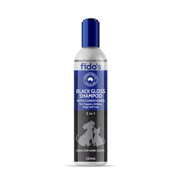 Fido's Black Gloss Shampoo - 250mL