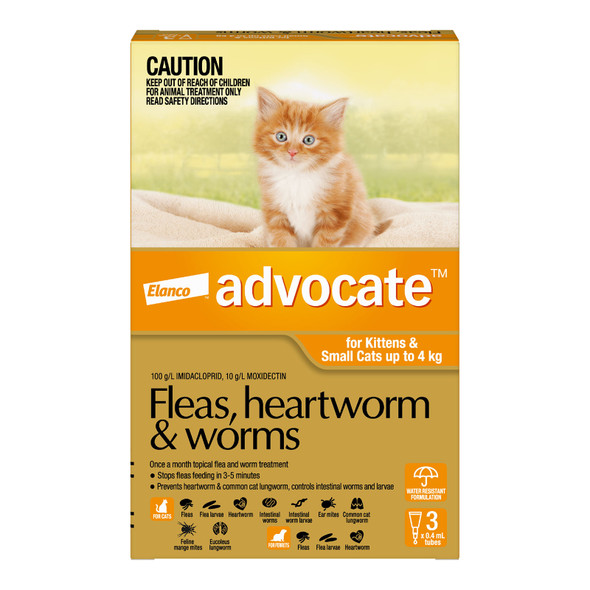 Advocate for Small Cats under 4 kg - 3 Pack