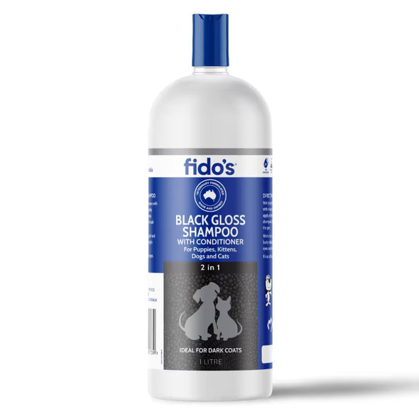 Fido's Black Gloss Shampoo - 1L - Image 2 of 2