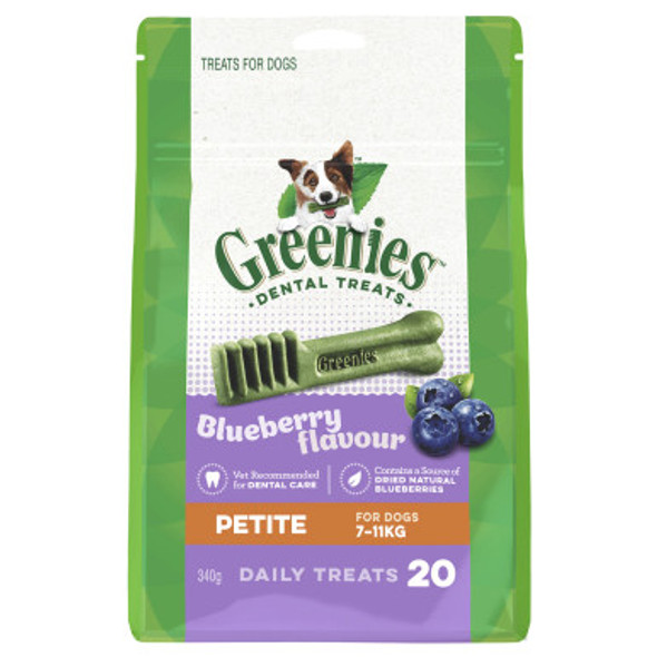 Greenies Blueberry Petite Dog Treat (340g)