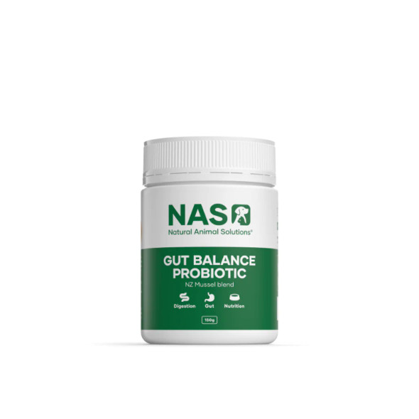 Natural Animal Solutions Gut Balance Probiotic - NZ Mussel 150g