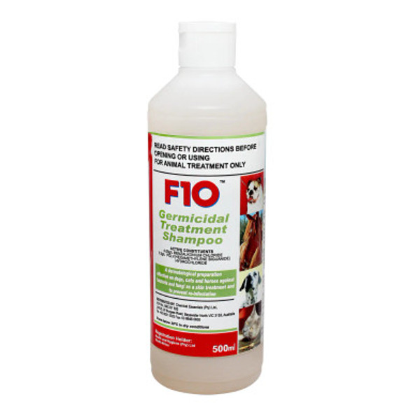 F10 Germicidal Treatment Shampoo 500ml