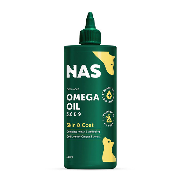 Natural Animal Solutions Omega 3 6 & 9 Oil 1L