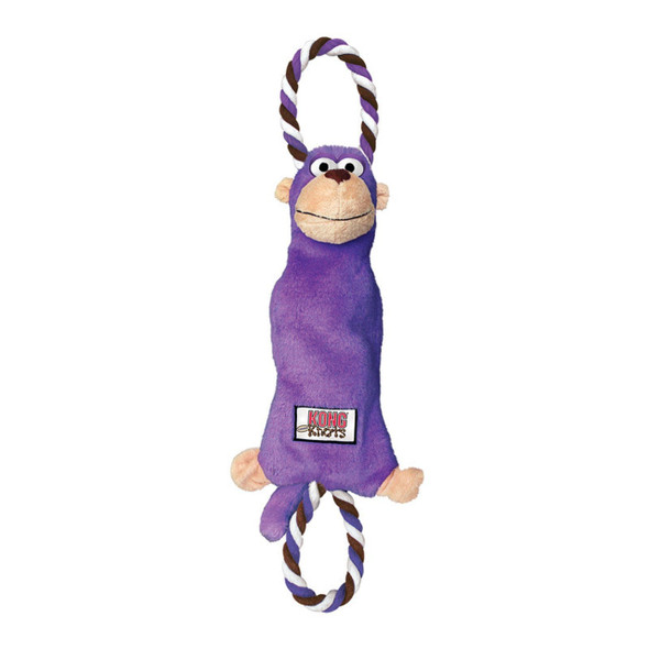 KONG Tugger Knots Monkey Squeaky Dog Toy - Image 1 of 4