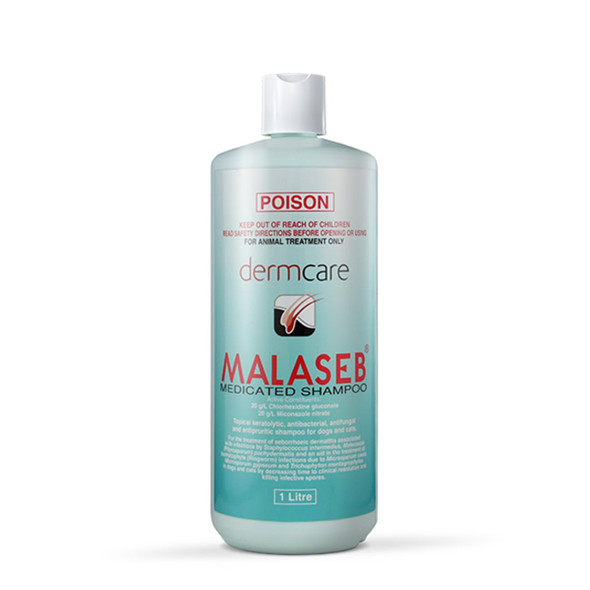 Malaseb Medicated Shampoo For Dogs & Cats 1L