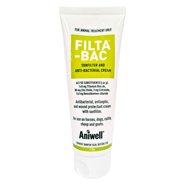 Filta-Bac Sunfilter & Antibacterial Cream 120g