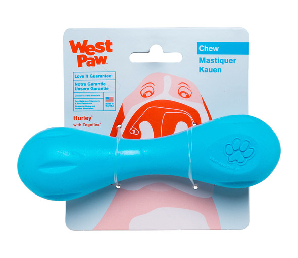 West Paw Hurley Small (15 cm) - Aqua Blue