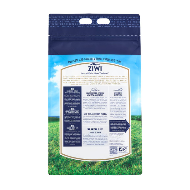 Ziwi Peak Beef Air-Dried Dog Food 4kg - nutritious, natural ingredients for healthy dogs.