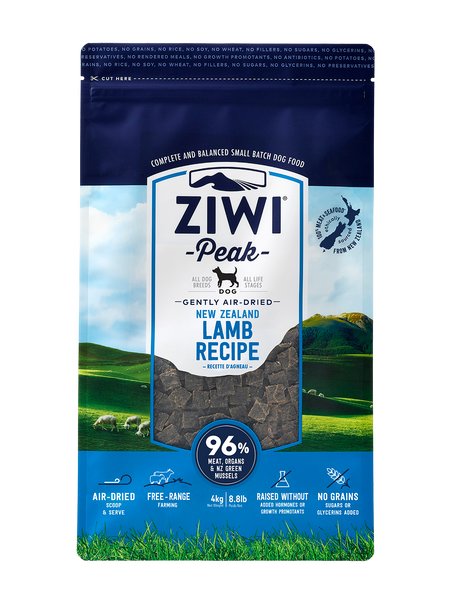 Ziwi Peak Lamb Air-Dried Dog Food 4kg