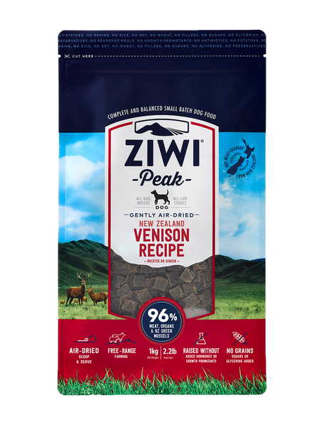 Ziwi Peak Venison Air-Dried Dog Food 1kg