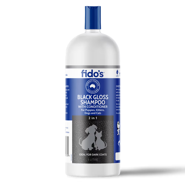 Fido's Black Gloss Shampoo - 1L