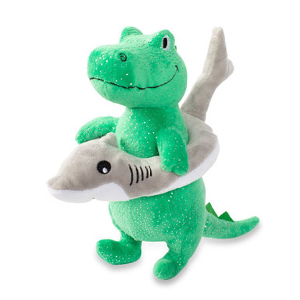 Fringe Studio Plush Squeaker Dog Toy - Shark Week Rex