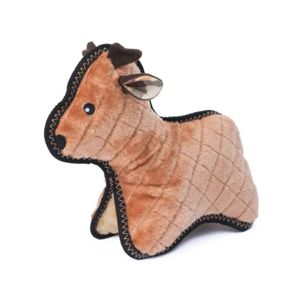 Zippy Paws Holiday Z-Stitch Grunterz Reindeer - Image 1 of 2