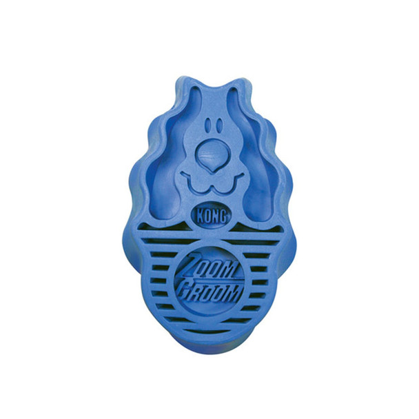 KONG ZoomGroom Dog Brush Boysenberry - Image 1 of 5