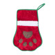 Zippy Paws Holiday Red Paw Stocking - Image 1 of 2