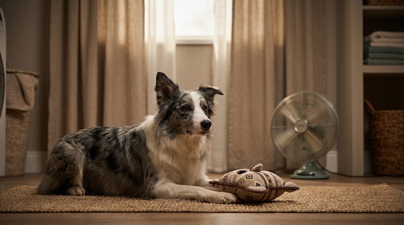 How to Calm an Anxious Dog During Storms and Fireworks