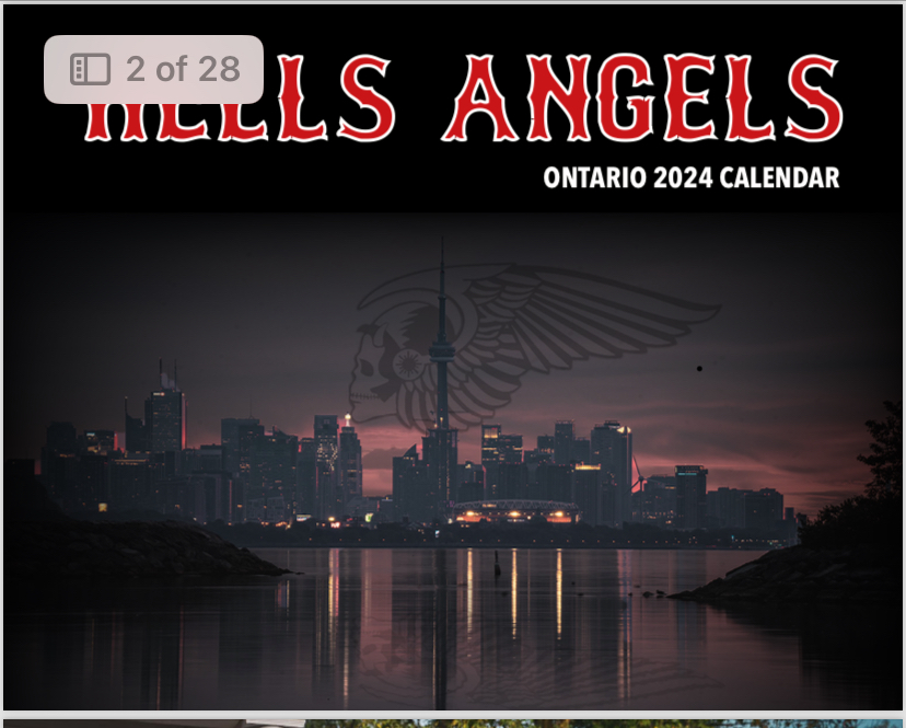 Hells Angels 2024 calendar