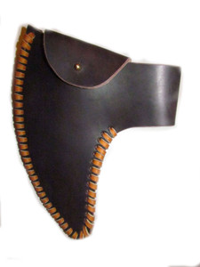H & B Forge Pointed Bearded Full Cover Belt Sheath H & B Forge Pointed Bearded Full Cover Belt Sheath