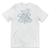 Gallego - Mountain Linocut Print (Unisex White Tee)