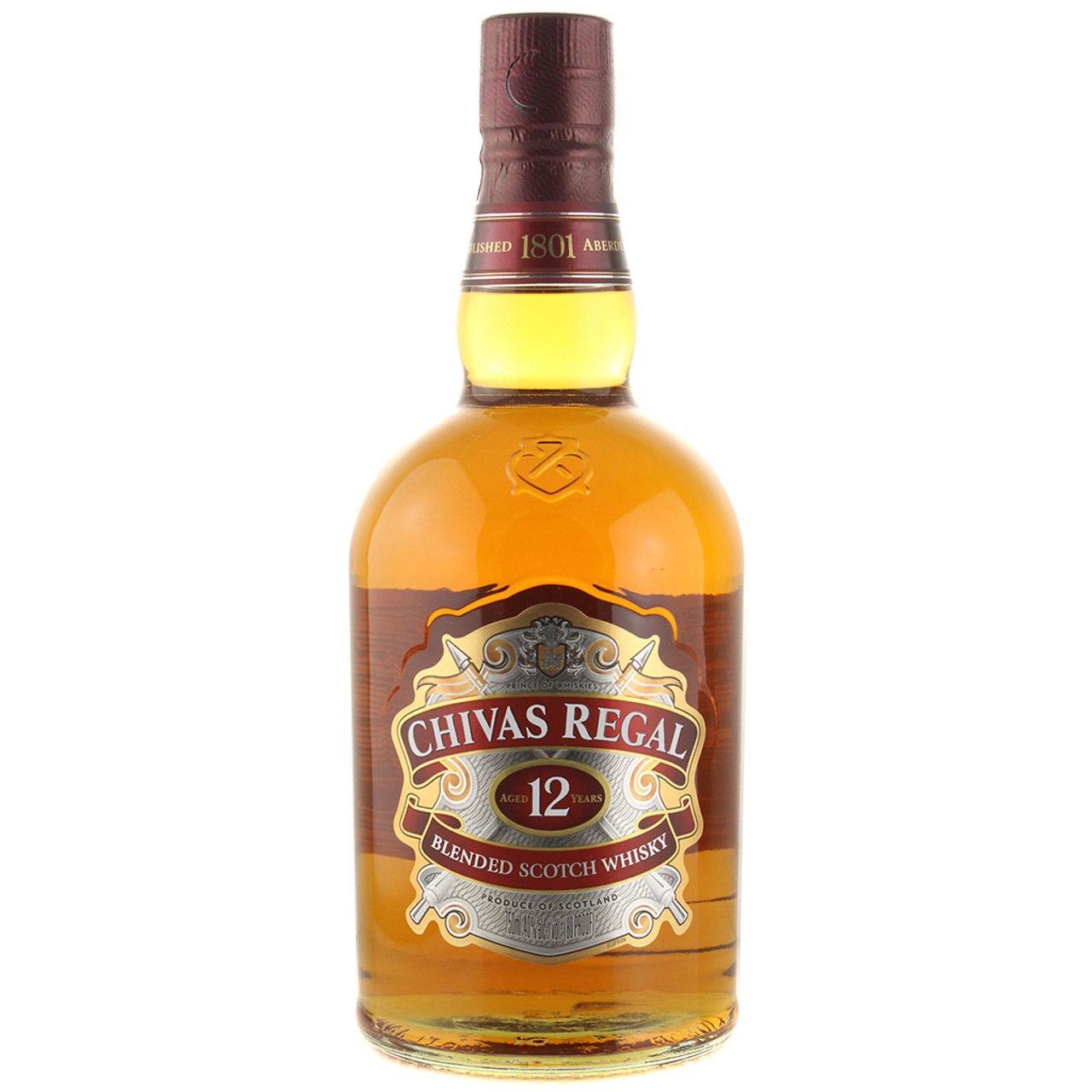 Chivas Regal 12 year Blended Scotch Whisky 750mL