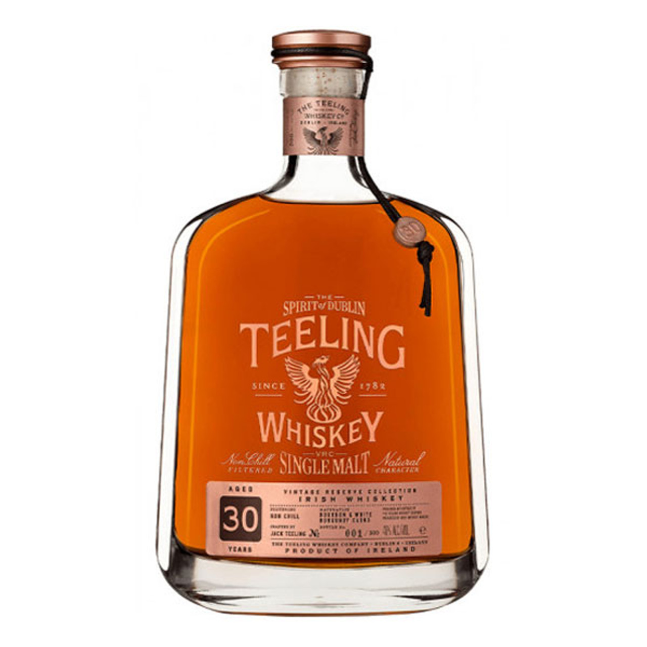 Teeling 30 year Single Malt Irish Whiskey 750mL - Wally's Wine