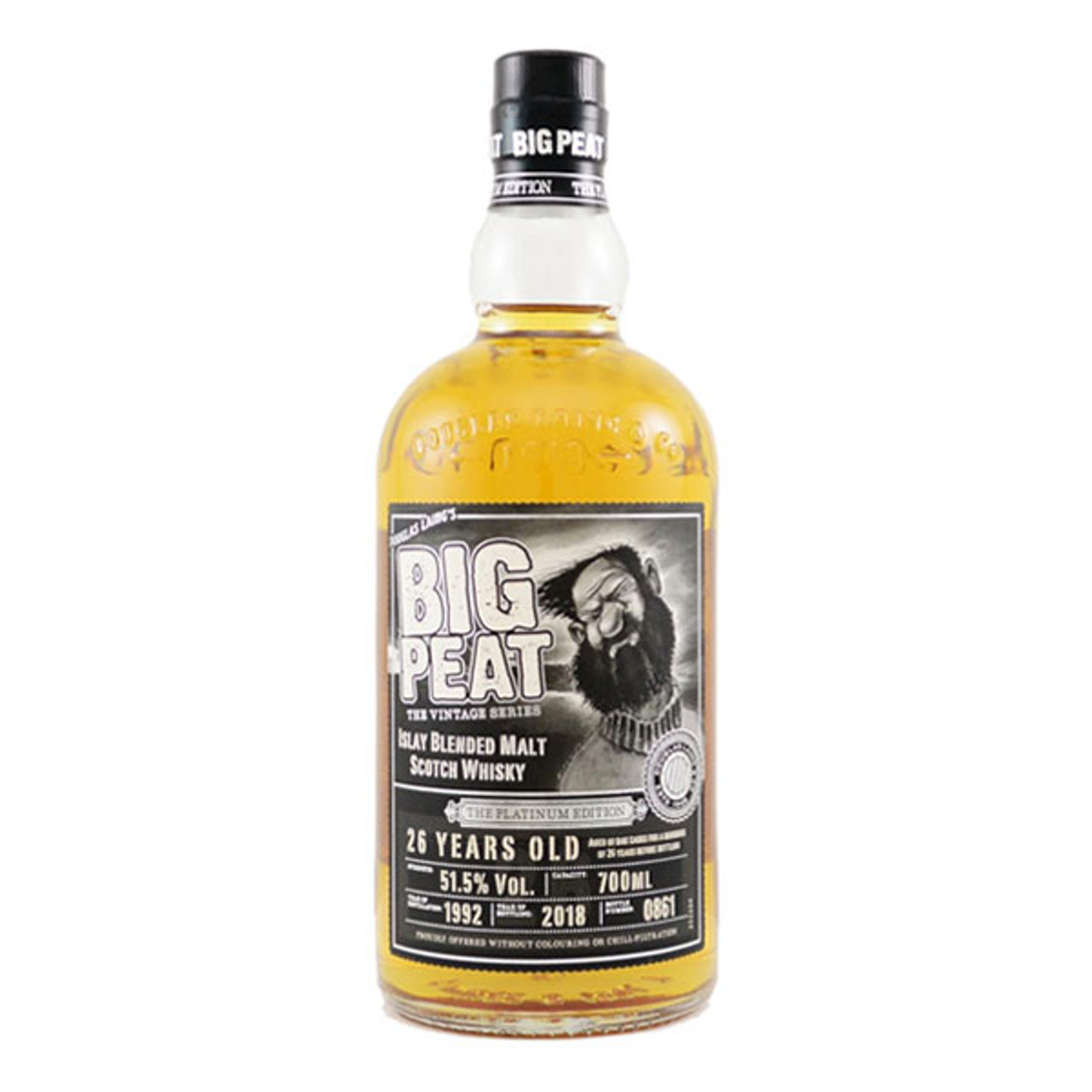 Big Peat 12 Year Islay Blended Malt Scotch Whisky 700ML - Oaked