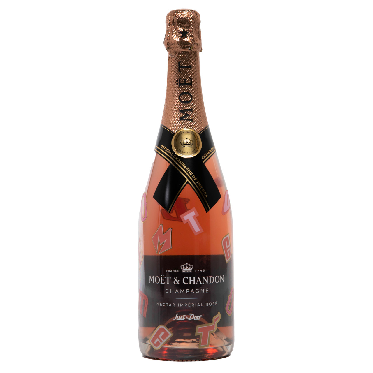 NV Moet & Chandon Nectar Rose Don C NBA 750mL - Wally's Wine & Spirits