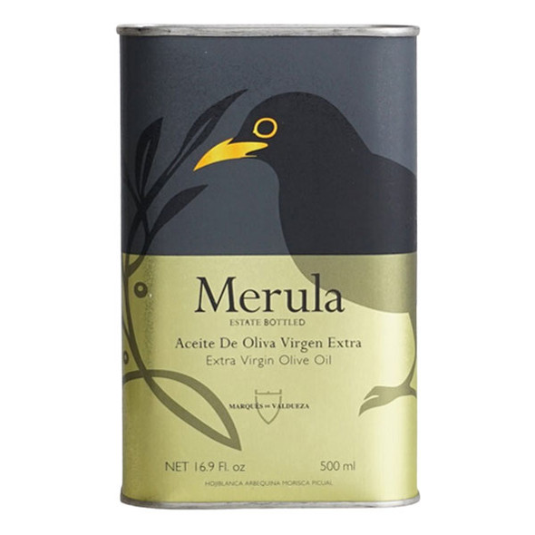 Merula Spanish Extra Virgin Olive Oil 500ml Tin at Wally's