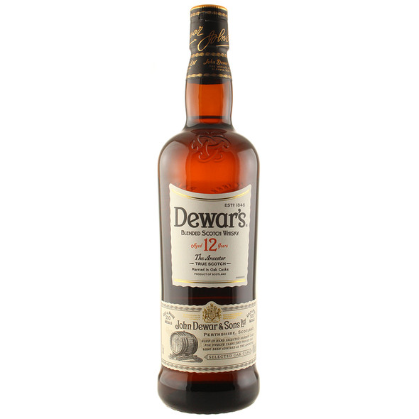 Dewars 12 year Blended Scotch Whisky 750mL at Wally's