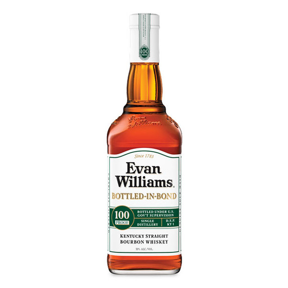 Evan Williams Bottled in Bond Bourbon Whiskey 100 proof 750mL at Wally's