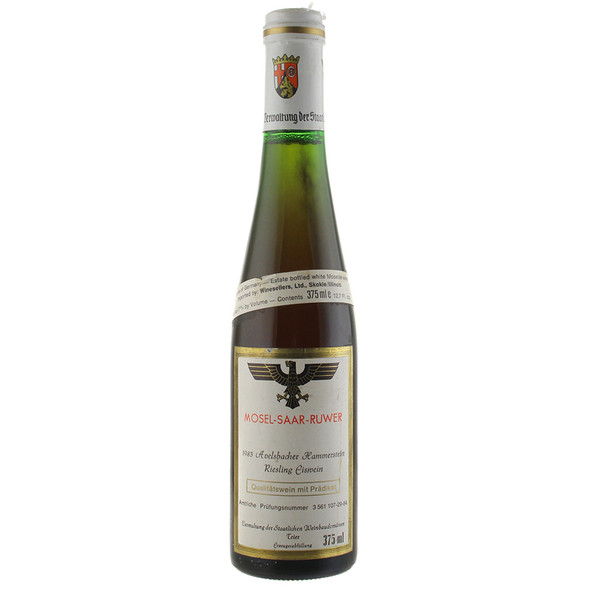 1983 Staatlichen Weinbaudomanen Trier Avelsbacher Hammerstein Reisling Eiswein QmP 375mL at Wally's