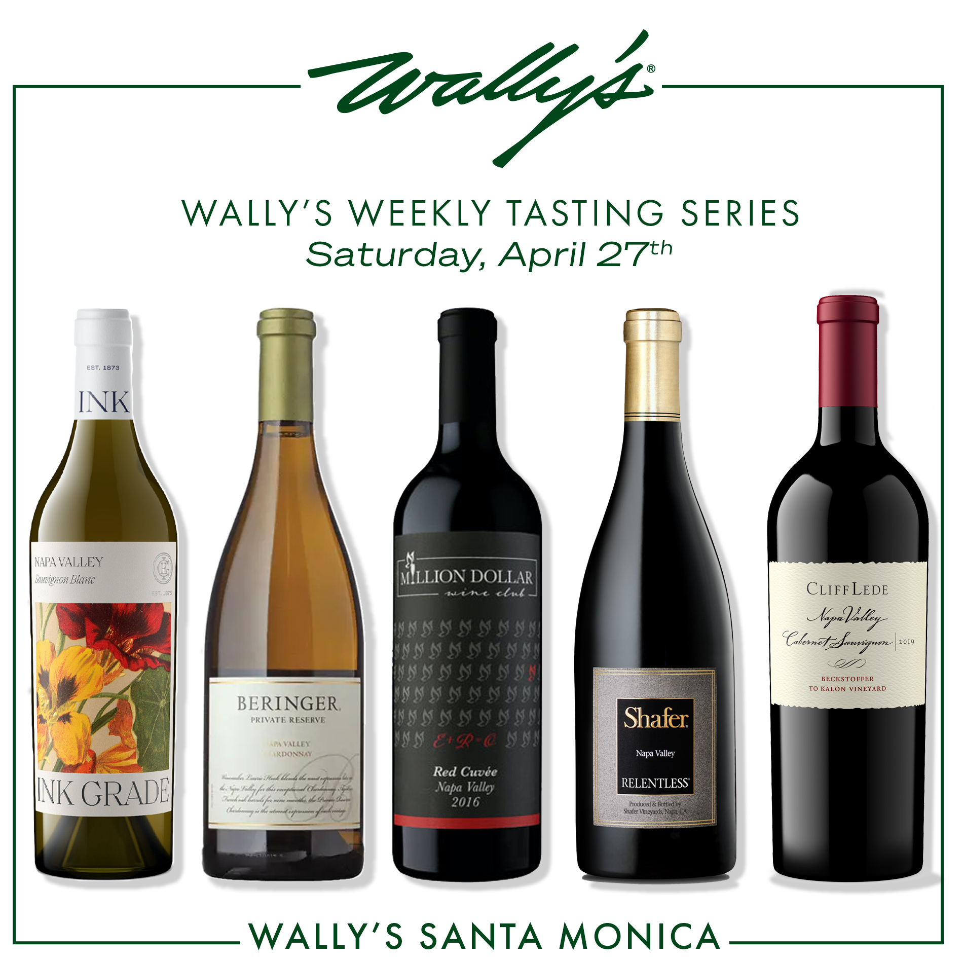 Wally's Saturday Wine Tastings at Wally's Santa Monica