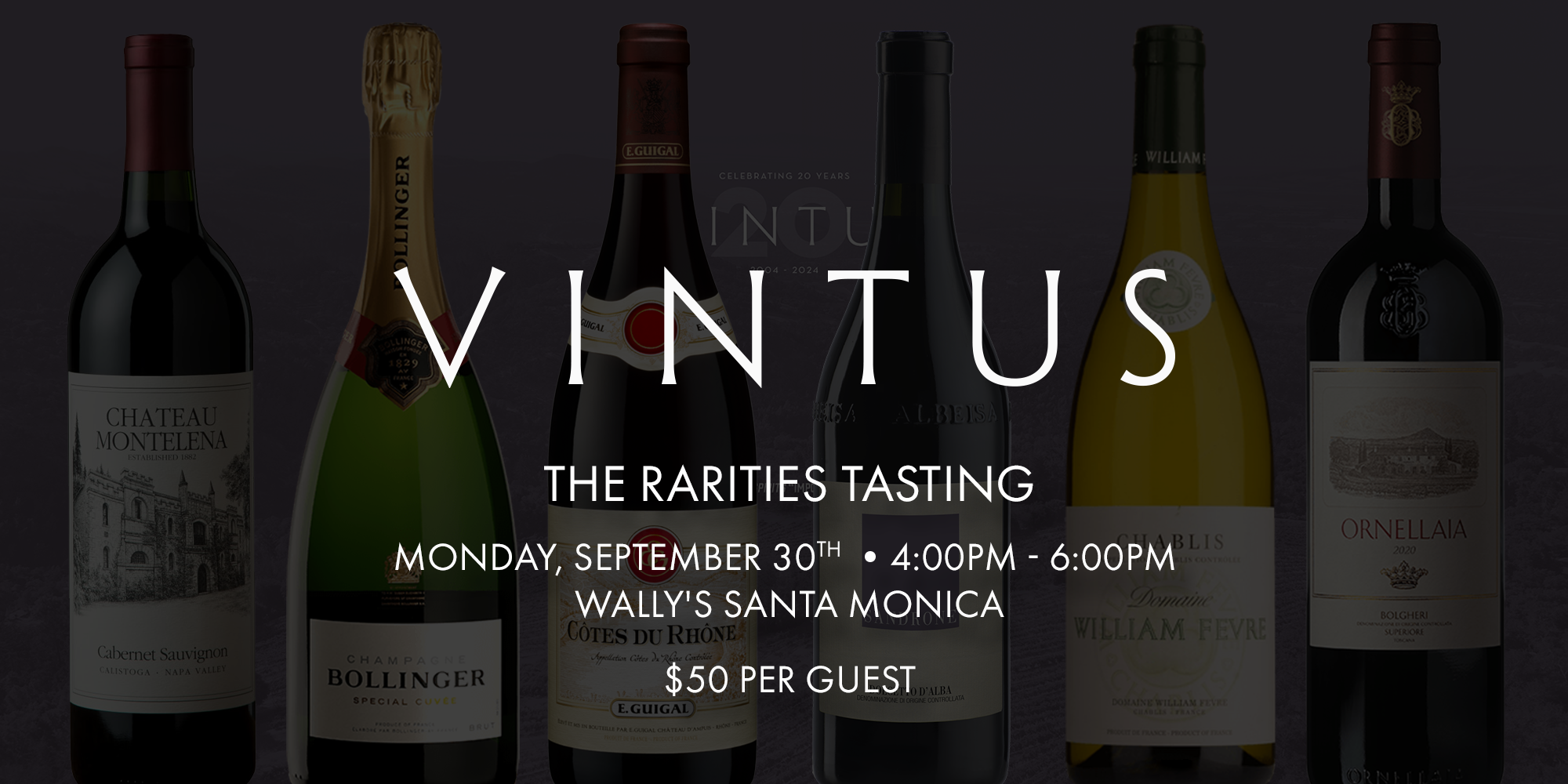 The Rarities Wine tasting with Vintus