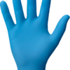 Nitrile Blue gloves large