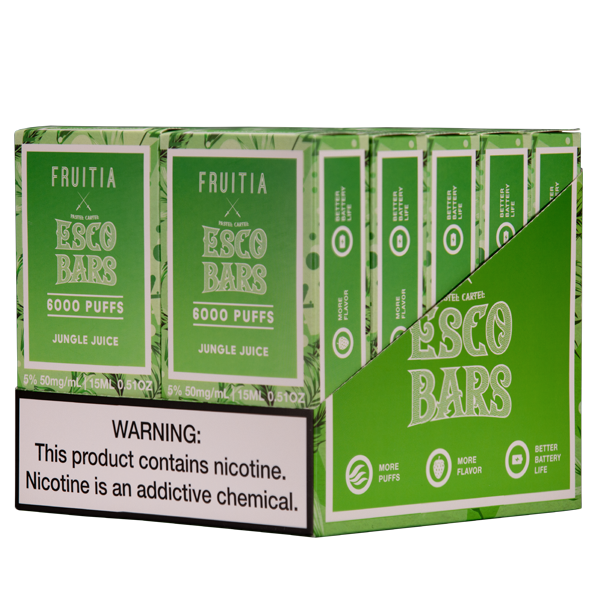 jungle juice disposable vape review Esco Bar 6000 Flavor:Tahitian Vanille Pure Lost Mary Flavor: Eighty Six Brand