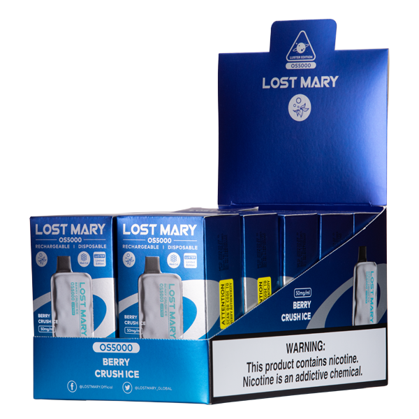 lost mary os5000 acai berry storm ice Crush Luster Diode Sale Available Flavours:Rush How Much Does A
