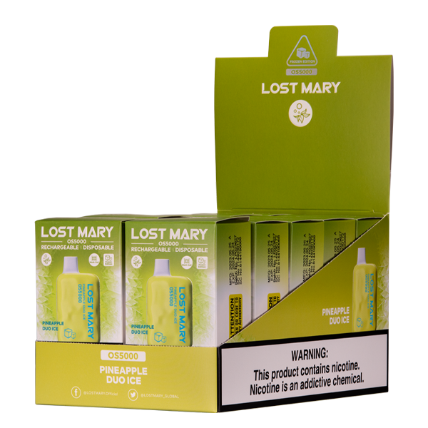 lost mary duo flavors Pineapple Ice OS5000 Vape Flavor:Blueberry Bubblegum (Hybrid) Smooth Airflow Flum Pebble 6K Puffs