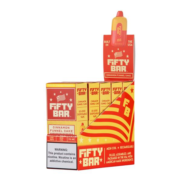 cinnamon funnel cake vape juice Fifty Bar flavour:Frizzy Peach Fantasi E-Liquids Ice 100ml Shortfill Shop RELX Pod Pro