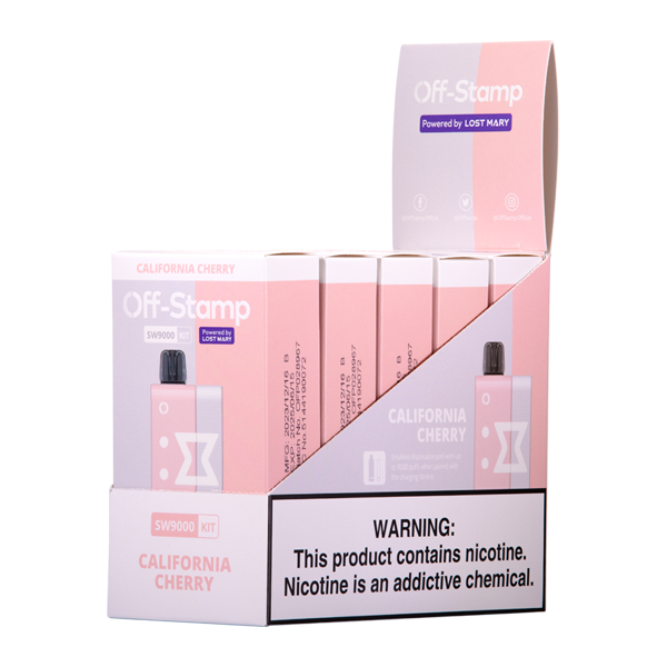 disposable vape ship to california Cherry OFF STAMP SW9000 Kit Choose Flavor:LA Mint QUIKTRIP - Updated August mb:ecw kits free juice