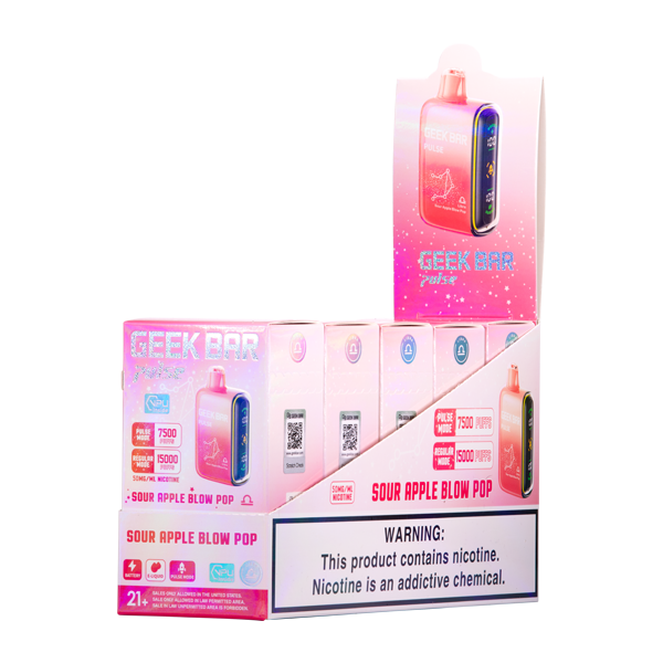 what flavor is the libra geek bar Sour Apple Blow Pop Pulse Cotton Candy Vape Elf Watermelon Ice Flavor:OMG Blow Pop