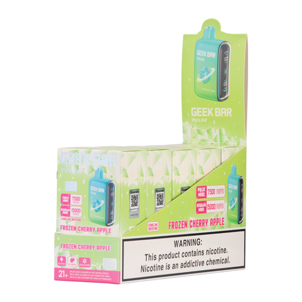 frozen cherry apple geek bar flavor Pulse Vape FLAVORS:SOUR FCUKING FAB Mentol Fruity Geek Bar Skyview 25k
