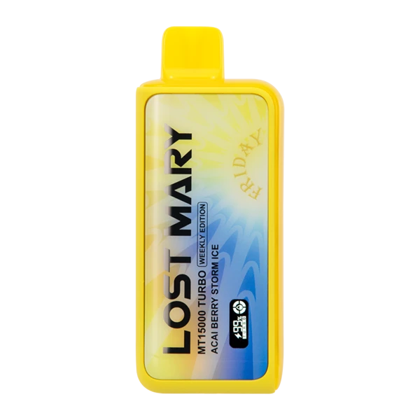 lost mary acai berry storm ice flavor MT15000 Turbo Vape (Friday) Flavour:Raspberry Ice Breeze Pro Nicotine Free Long-Lasting 30K Puff Vape