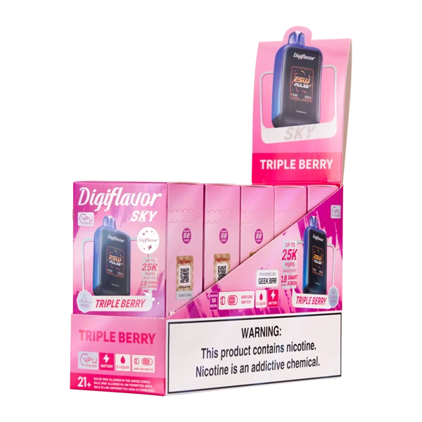 geek bar triple berry flavor Ice Digiflavor Sky Vape Geek Bar Skyview Disposables e-liquid Flavor:Berry Cherry Lime