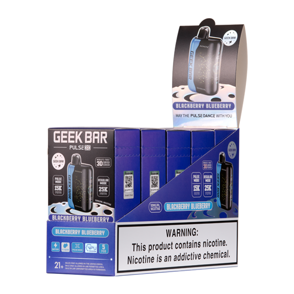geek bar pulse x blackberry Blueberry Vape hot Options:JUICY PEACH ICE Geek Bar UP 10000