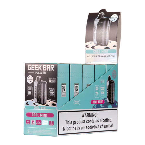 miami mint geek bar pulse x flavor Cool Vape White Gummy Ice Geek blackfriday25 Flavor:Strawberry Bull (Bull Edition)