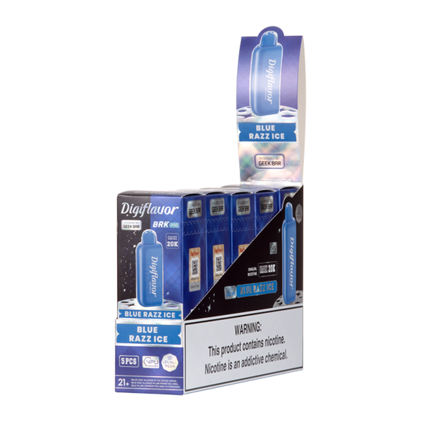 digiflavor vape black and blue Razz Ice BRK Disposable Colour:Black Armor all How long does a