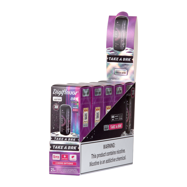 digi vape battery Digiflavor BRK Mexico Mango Geek Bar HQD Vape USA Please Choose Colour:Bright Yellow