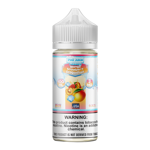 dragonfruit vape juice Mango Strawberry Freeze Pod 100ml Ohms:0.7ohm Portable Vaporizers Plastic Hemp Oil Vape