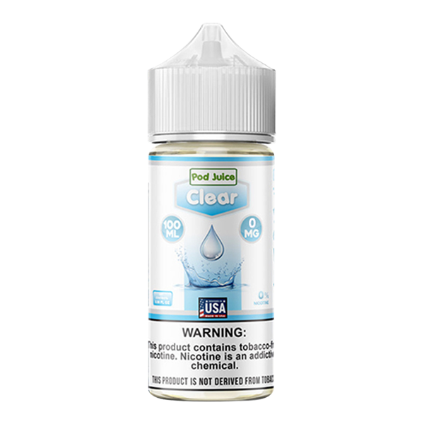 vape juice for pods Clear Pod 100ml NICOTINE SALTS Flavor:Vanilla Latte Frappuccino (Vanilla Coffee) fire and ice raz