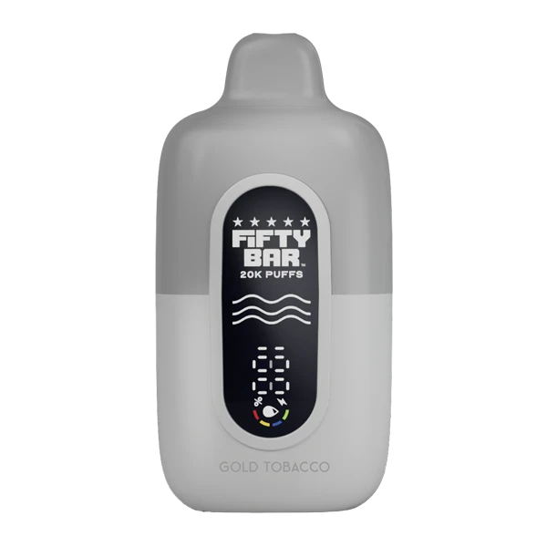 tobacco vape disposable Gold Fifty Bar 20K (Silver Series) Flavor:Cherry Watermelon no nicotine Brampton Vape Shop |
